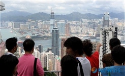 한눈에 보이는 미항 홍콩