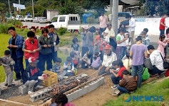 예천군 알밤 줍기 체험행사