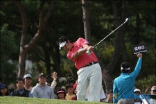 준우승자 송기준의 16번홀 티샷