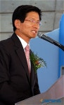 제10회 여주 진상명품 축제, 축사하는 김문수 경기도지사