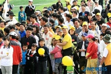 가을운동회에 참가한 노사모 회원들