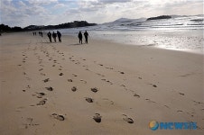 천연의 아름다움을 간직한 우전해수욕장