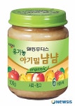 “일동후디스 유기농 이유식 아기밀 냠냠 대한항공 탄다”