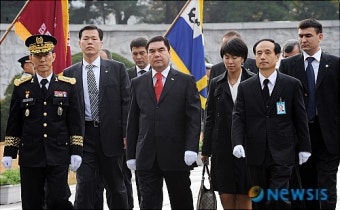 국빈 방한한 투르크메디스탄 대통령