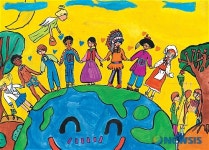 세계어린이 평화그림 전시회 최우수작