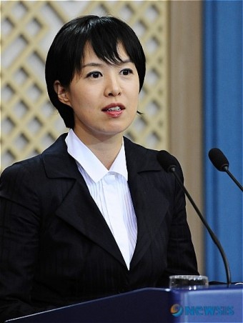 대통령 순방 관련 브리핑하는 김은혜 부대변인