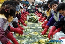 용산구 5만포기 사랑을 담가요