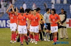 <2010월드컵예선>사우디전 승리한 한국대표팀