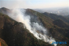 경주시 외동읍 모화리 산불