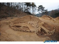 충주 누암리 신라 고분군 발굴현장