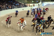 제주서 펼쳐지는 칭기즈칸 검은 깃발 공연