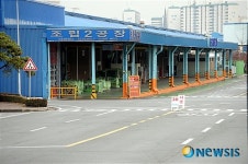 한산한 GM대우 공장 내부