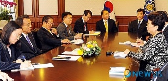 한승수 총리, 천즈리 中 전인대 부위원장 접견