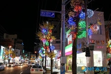 통영도심, 은하수 조명 밝힌다