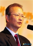 특별강연하는 이치가와 준지 일본 캐논 전무