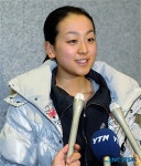 인터뷰 하는 아사다 마오