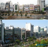 간판과 경관이 아름다운 창원시 토월로