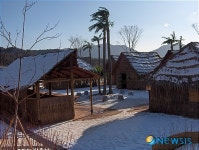 눈내린 월남마을