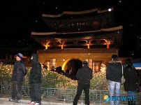 2008 제야의 밤 준비 중인 전주 풍남문