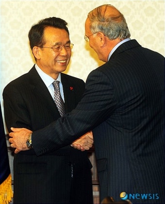 한총리, 이라크 국방장관 접견