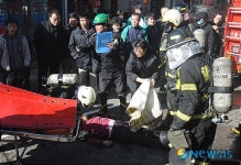 신수동 신수시장 방앗간화재