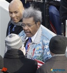 취임식장 도착한 돈 킹 프로모터