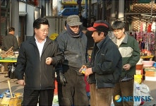 최영근 화성시장, 사강시장 방문
