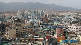 인구 3만명 앞둔 증평읍 전경