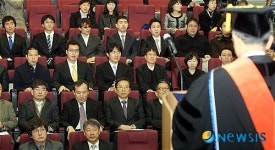 아주대학교 법학전문 대학원 입학식