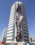 중국 무역센터 건물 화재