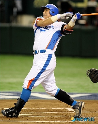 <09WBC>김태균의 2타점 적시타!