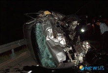 익산 덕기동 1번 국도상 교통사고 현장