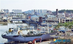 군산시 경포천 하구 서래포구