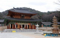 복원된 도갑사 대웅보전