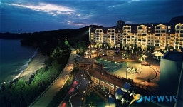 변산대명리조트의 야경