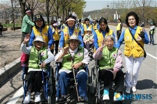 사할린동포 복지회관 노인 봄 나들이 행사