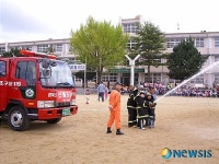 포항북부소방서 영해초등학교에서 소방안전교육 호평