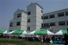 고성군, 중증장애인 목욕탕 준공