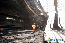 수원 고색초등학교 대강당 화재