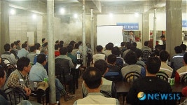 은평소방서, 은평뉴타운 공사현장 소방안전교육 실시