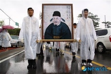 포은 문화제 속의 선생 영정