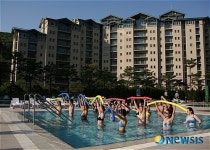 야외 스파존 개장