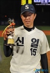 청룡기 최우수선수상 수상한 신일고 박주환
