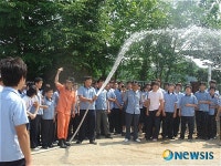 칠곡소방서 금산119안전센터, 신동 중 고등학교 소방교육 및 훈련 실시