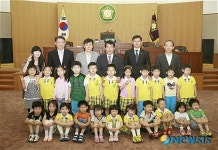 북구의회 견학온 문화유치원생들