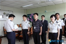 동해경찰서, 업무유공자 표창장 수여