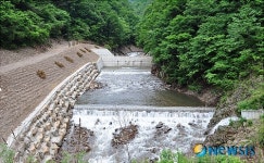양구, 사방댐 설치공사 앞당겨 준공