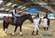 농협 안성목장 승마센터, 승마체험하는 내빈들