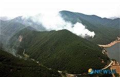 경주 안강 산불 0.6ha 산림 소실