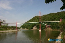 의령천 구름다리 새 단장